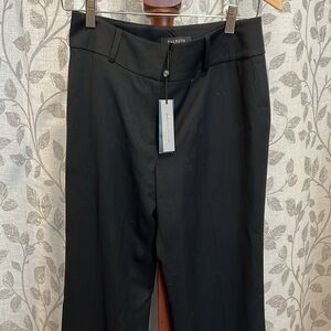 Talbots NWT Heritage Flare fully lined black pant w pockets and belt loops